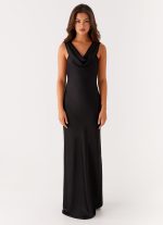 Arya Maxi Dress - Black