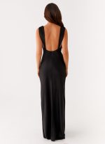 Arya Maxi Dress - Black - 图片 3