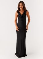 Arya Maxi Dress - Black - 图片 6