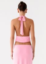 Ashi Cowl Top - Pink - 图片 4