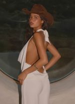 Ashika Studded Top - White - 图片 3