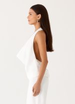 Ashika Studded Top - White - 图片 7