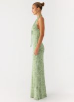 Ask You Twice Maxi Dress - Blurred Lime - 图片 3