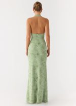 Ask You Twice Maxi Dress - Blurred Lime - 图片 4