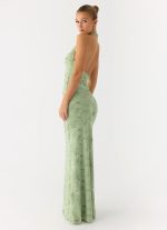 Ask You Twice Maxi Dress - Blurred Lime - 图片 6