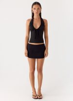 Ask You Twice Top - Black - 图片 2