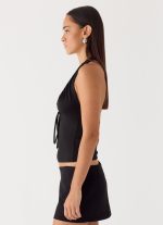 Ask You Twice Top - Black - 图片 3