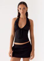 Ask You Twice Top - Black - 图片 6