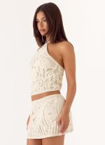 Astor Halter Top - Ivory - 图片 2