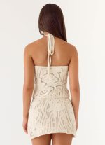 Astor Halter Top - Ivory - 图片 3