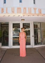 Attina Halter Maxi Dress - Coral - 图片 10