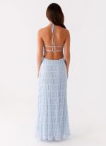 Aullie Maxi Dress - Blue - 图片 3