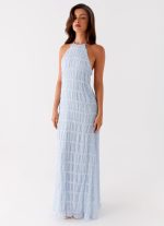 Aullie Maxi Dress - Blue - 图片 5