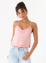 Avania Beaded Top - Pink