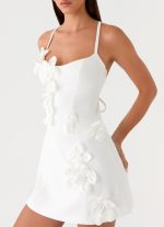 Avenya Mini Dress - White - 图片 5