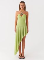 Avigalle Maxi Dress - Lime - 图片 7