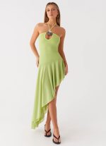 Avigalle Maxi Dress - Lime - 图片 8