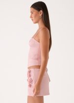 Ayella Bustier Top - Pink - 图片 4