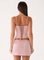 Ayella Bustier Top - Pink - 图片 3
