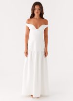 Basel Maxi Dress - White - 图片 2