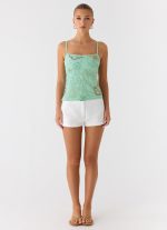 Be Alright Beaded Top - Turquoise - 图片 4