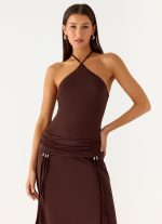 Becerra Midi Dress - Cool Chocolate - 图片 4