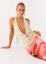 Belivia Maxi Dress - Yellow Bloom - 图片 4