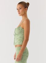 Bending My Rules Top - Blurred Lime - 图片 3