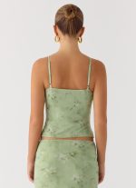 Bending My Rules Top - Blurred Lime - 图片 4