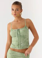 Bending My Rules Top - Blurred Lime - 图片 5
