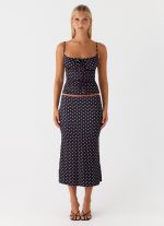 Bending My Rules Top - Black Polkadot - 图片 4