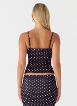 Bending My Rules Top - Black Polkadot - 图片 3