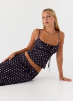 Bending My Rules Top - Black Polkadot - 图片 5