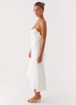 Bentley Midi Dress - White - 图片 3
