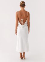 Bentley Midi Dress - White - 图片 4