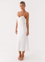 Bentley Midi Dress - White - 图片 5