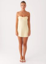 Bindi Mini Dress - Yellow - 图片 2