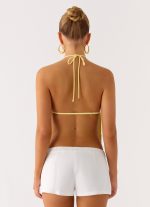 Bliss Beaded Halter Top - Floral Beaded - 图片 6