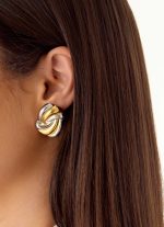 Blur Earrings - Gold/Silver - 图片 2