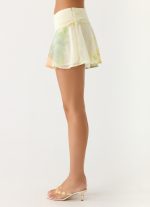 Blushing Bloom Mini Skirt - Spring Meadow - 图片 3