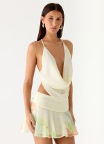 Blushing Bloom Mini Skirt - Spring Meadow - 图片 5