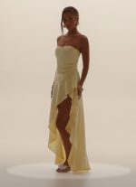 Bodie Maxi Dress - Pastel Yellow - 图片 7