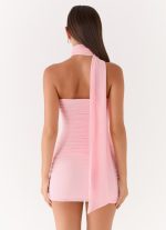 Breaking News Micro Mini Dress - Pink - 图片 3