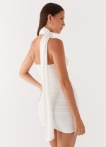 Breaking News Micro Mini Dress - White - 图片 4