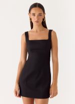Brief Tension Mini Dress - Black - 图片 5