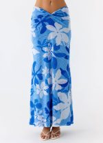 Briene Maxi Skirt - Sea Blue - 图片 4