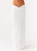 Briene Maxi Skirt - White