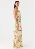Bronte Strapless Maxi Dress - Lemon Soleil - 图片 2