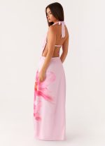 Bryony Cowl Maxi Dress - Pink - 图片 5