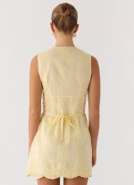Burning Bright Mini Dress - Butter Yellow - 图片 3